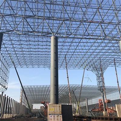 Pusat Beli-belah Grid Bola Bolt Struktur Keluli