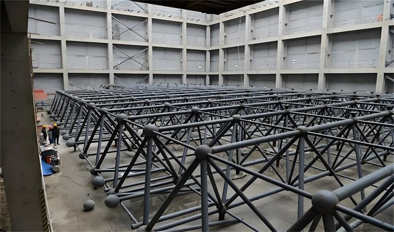 Steel Structure Bolt Ball Grid Hospital